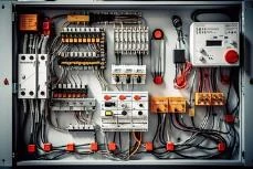 Representative photo: Electrical panels and components